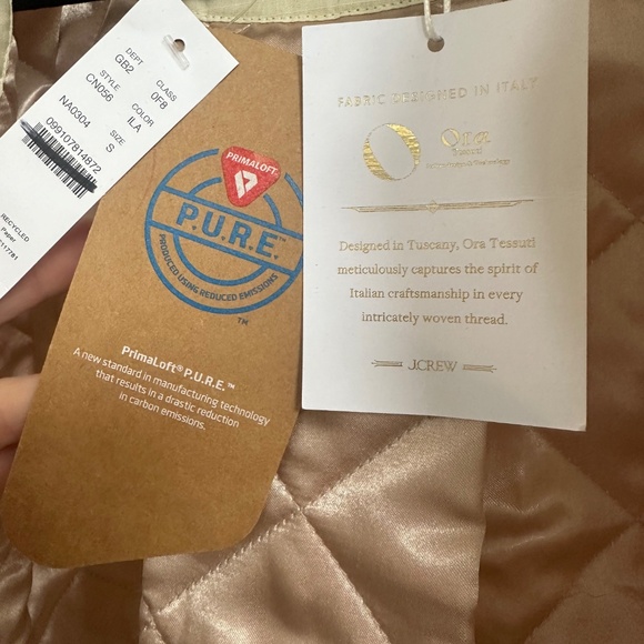 J.CREW, Ivory Cropped Barn Jacket, MSRP $228, NWT - Picture 9 of 15